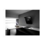 Elica IO_SE_BLK iO SE Angled 80cm Chimney Hood in Black Glass