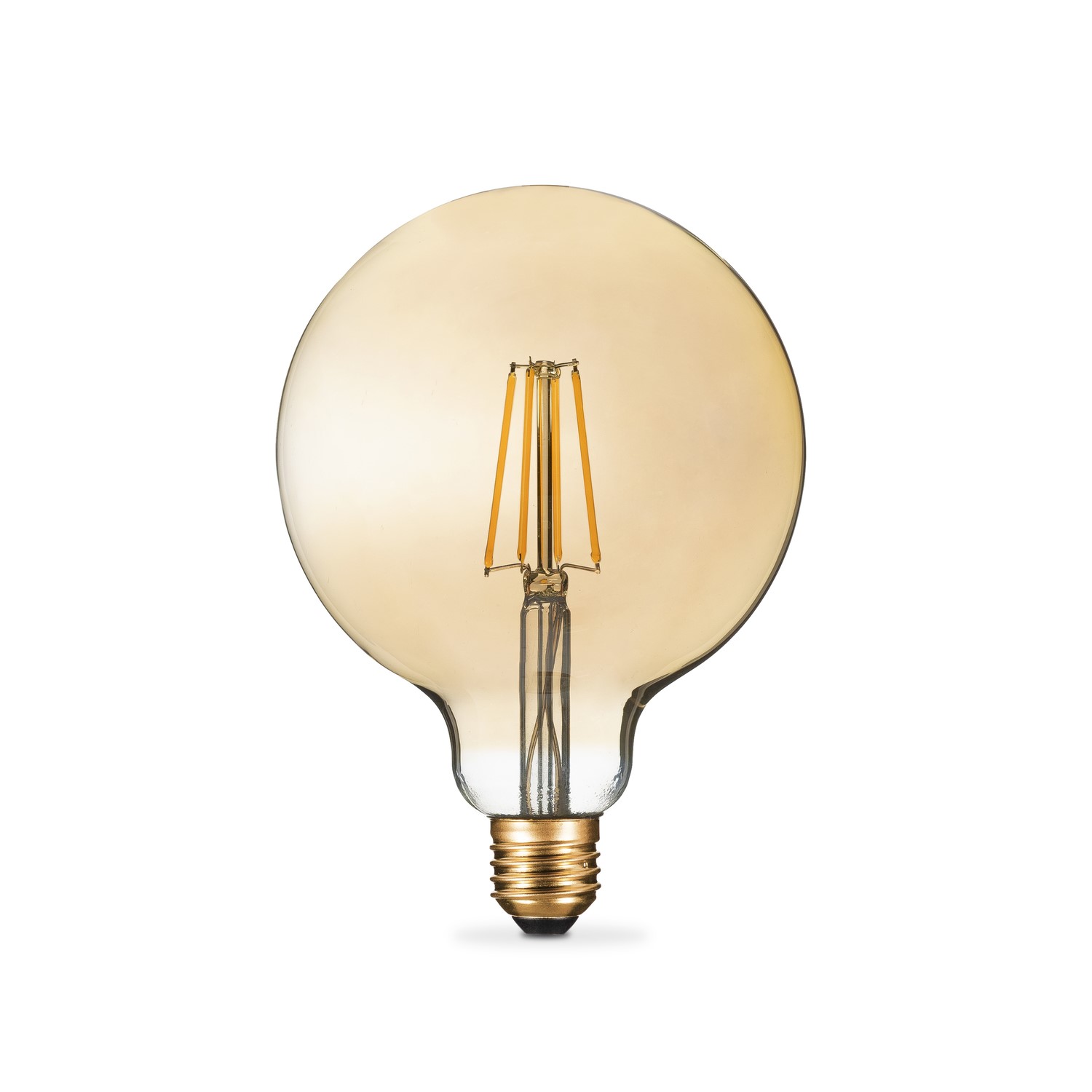 Smart Filament Globe Bulb E27 fitting Smoked Amber finish