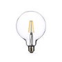 Box Opened electriQ Dimmable Smart Wifi Large Filament Globe Bulb E27 screw Base - Clear finish - Alexa & Google Home compatible