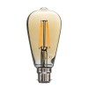 electriQ Smart dimmable Wifi filament bulb with B22 bayonet fitting - 3 Pack