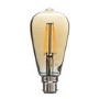 electriQ Smart dimmable Wifi filament bulb with B22 bayonet fitting - 3 Pack