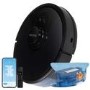electriQ HELGA Robot Vacuum Cleaner and Mop - 4000Pa Suction - Black