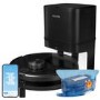 Refurbished electriQ MIMO Robot Vacuum Cleaner - 4000Pa Suction - LDS Laser navigation and Auto Empty Dock