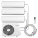 iQool-3MS9K9K9K electriQ iQool Multi-Split 3 x 9000 BTU Smart Wall Mounted Split Air Conditioner with Heat Pump - Pipe Kits Included