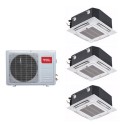 A1/iQool-C3MS9K9K9K Refurbished TCL 3-Way 3x 9000 BTU 8kW WiFi Smart A++ Ceiling Cassette Air Conditioner with Single Outdoor Unit