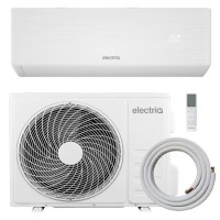 electriQ iQool 12000 BTU Smart A+++ Wall Mounted Split Air Conditioner with Heat Pump - 5m Pipe Kit Included