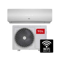 GRADE A1 - TCL 12000 BTU WIFI Smart A++  easy-fit DC Inverter Wall Split Air Conditioner with 5 meters pipe kit