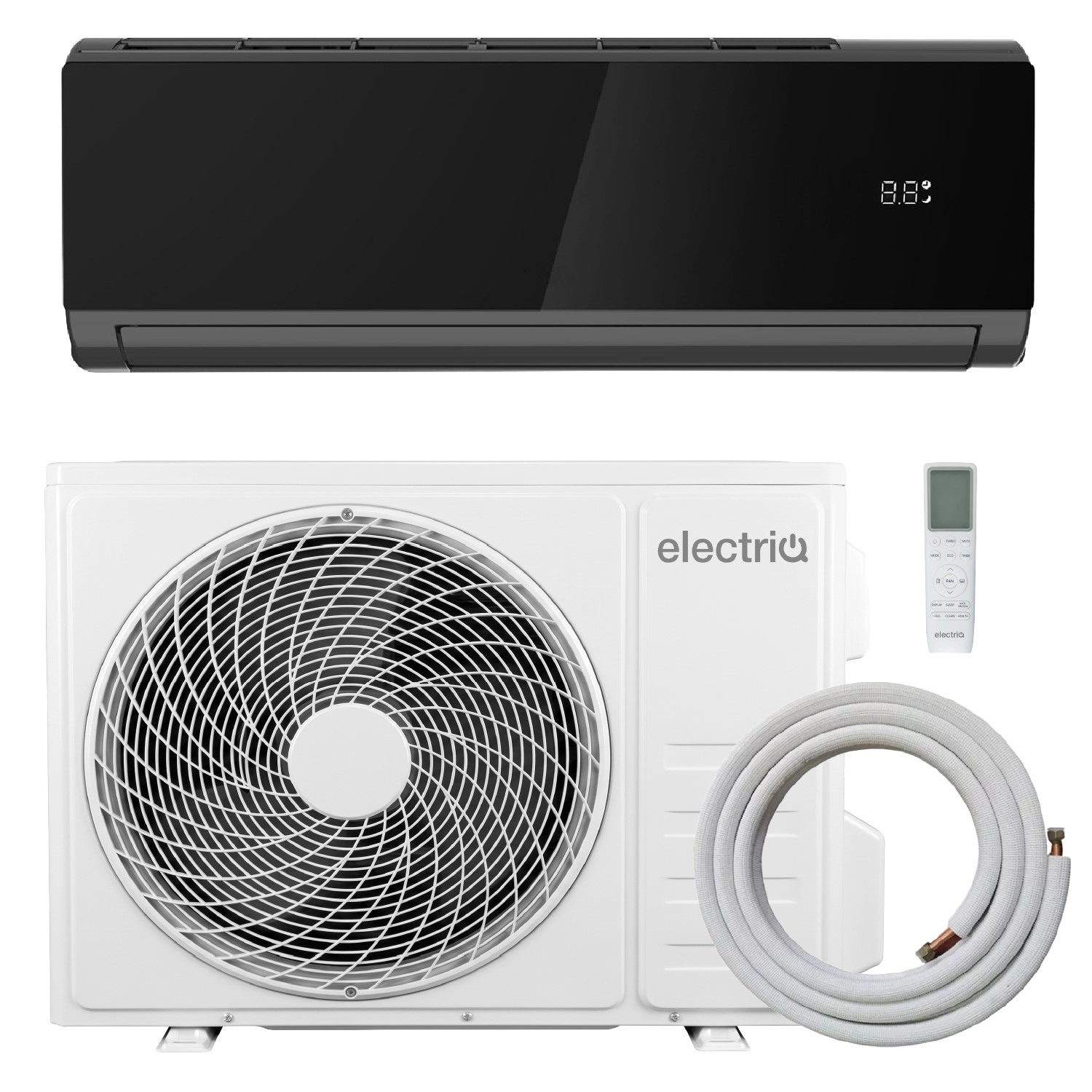 Electriq Iqool 24000 Btu Wall Mounted Air Conditioner With Heating Function  iQool24B