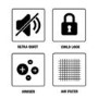 electriQ 9000 BTU Wall Mounted Air Conditioner with Heating Function