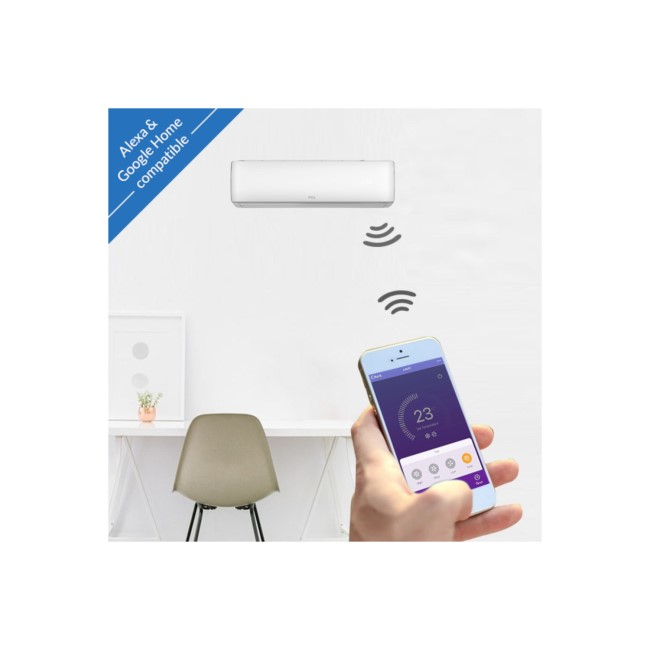 electriQ iQool 24000 BTU WiFi Smart A++ Wall Split Air Conditioner with Heat  Pump and 5-Meter Pipe Kit Included iQool24 | Appliances Direct