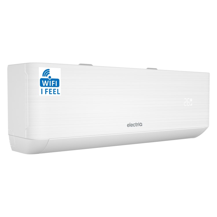electriQ iQool 28000 BTU WiFi Smart A++ Wall Mounted Air Conditioner with Heat Pump - 5m Pipe Kit Included