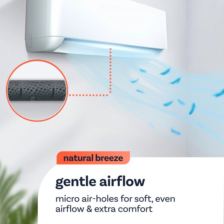 electriQ iQool 28000 BTU WiFi Smart A++ Wall Mounted Air Conditioner with Heat Pump - 5m Pipe Kit Included