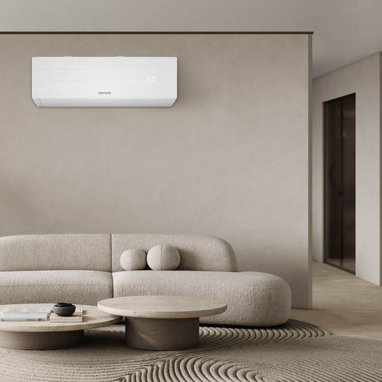 electriQ iQool 9000 BTU Smart A+++ Wall Mounted Air Conditioner with Heat Pump - 5m Pipe Kit Included