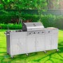 Refurbished Boss Grill Texas Outdoor Kitchen Full Stainless Steel