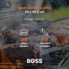 Boss Grill Texas Premium Outdoor Kitchen - 4 Burner Gas BBQ Grill with Side Burner - Stainless Steel