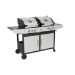 Boss Grill Premium Dual Fuel - 2 Burner Dual Fuel BBQ Grill with Side Burner - Stainless Steel