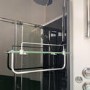 Vidalux Pure -1200x800mm Black Left-Hand Offset Quadrant Shower Cabin with Hydro Shower Set & Shower Tray