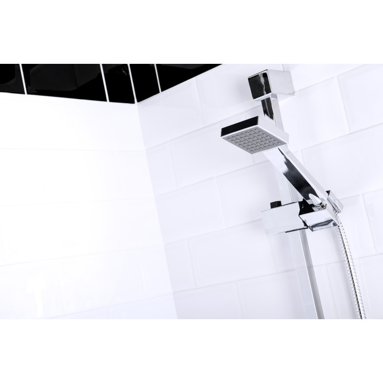Thermostatic Shower with Thermostatic Valve & Slide Rail Kit