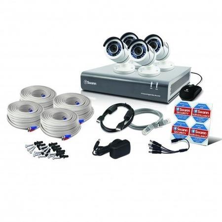 Box Open Swann DVR8-4550 8 Channel HD 1080p Digital Video Recorder with 4 x PRO-T853 1080p Cameras & 2TB Hard Drive