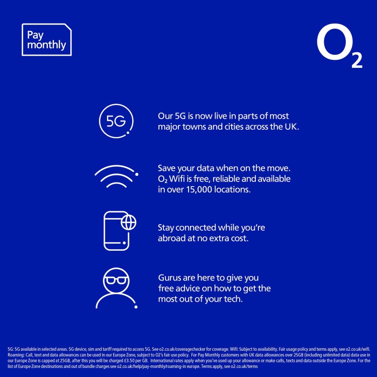 O2 20GB Data SIM Only Contract 12 Months