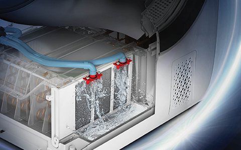 auto cleaning Tumble Dryer.