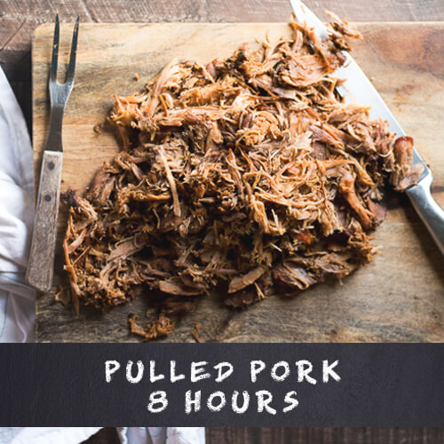 PULLED PORK 8 hours