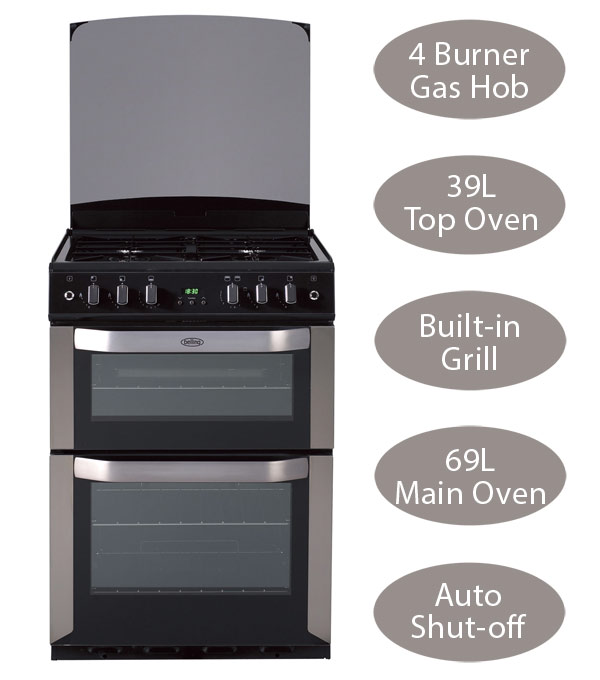 Belling FSG60DOP Double Oven Gas Cooker