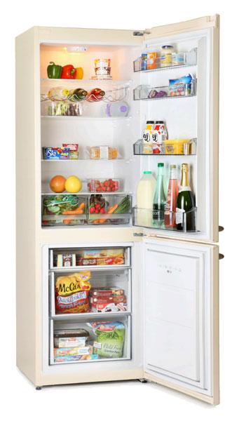 Montpellier fridge freezer with 209L fridge and 89L freezer