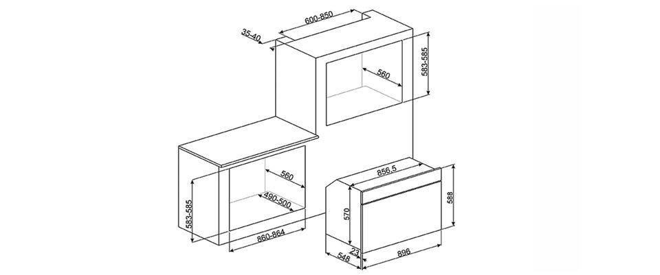 oven size