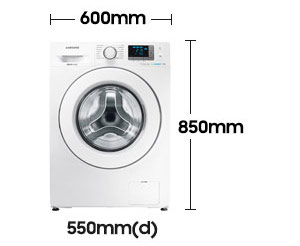 SAMSUNG Lave-linge hublot WF90F5E3U4W, 9 Kg, 1400 T/min pas cher 