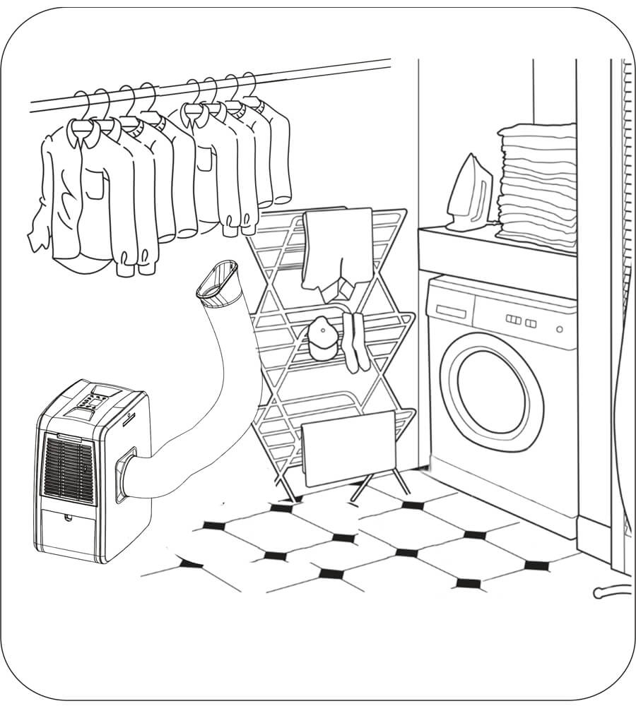 AirCube Laundry Dehumidifier