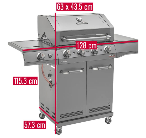 Charbroil 140971 dimensions.