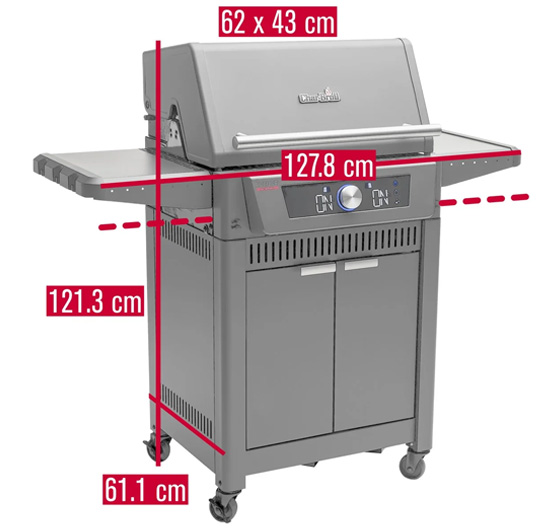 Charbroil 140991 dimensions.