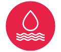 Pure, filtered water