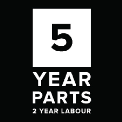 5 Years Parts and 2 Years Labour Guarantee