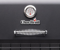 Modern lid temperature gauge.