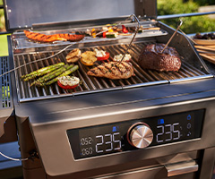 Stainless steel grate system.