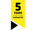 5 Year Warranty