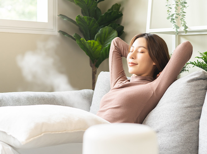 Reduced symptoms of asthma and allergies
