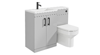 Toilet and Sink Units.