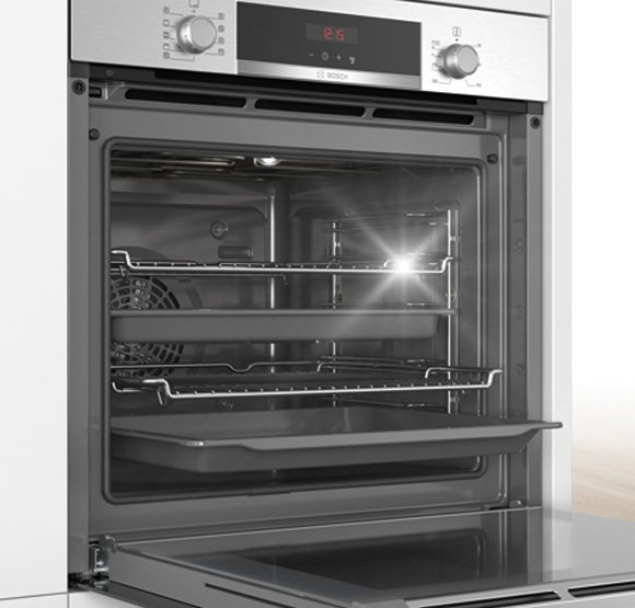 Bosch Self Cleaning Pyrolytic Ovens.