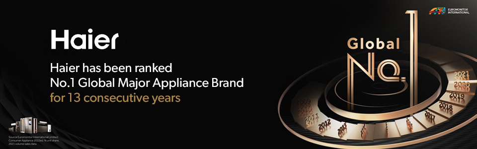 Haier Appliances banner.