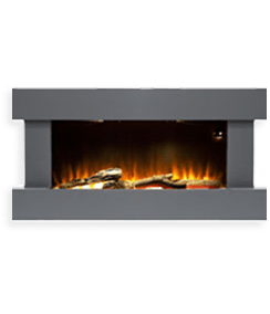 Electric and traditional fireplaces