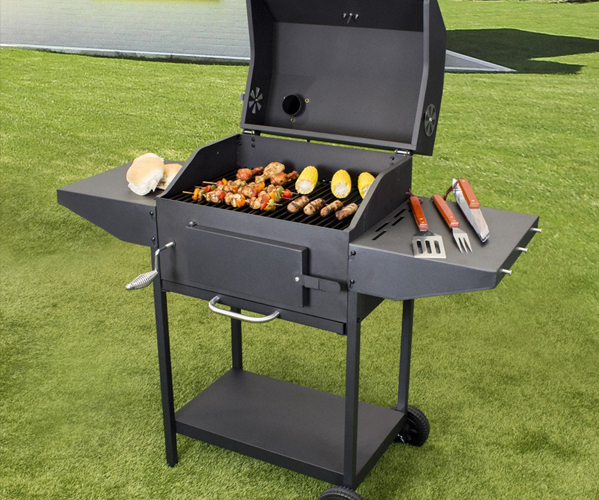 Charcoal BBQs.