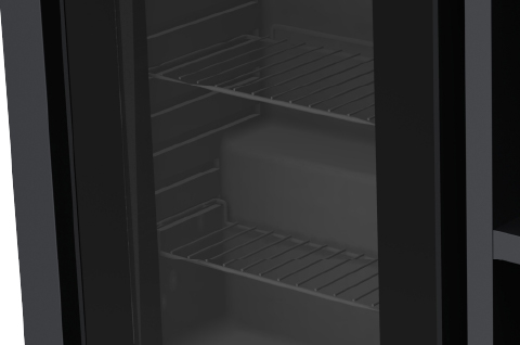 2 x wired shelves