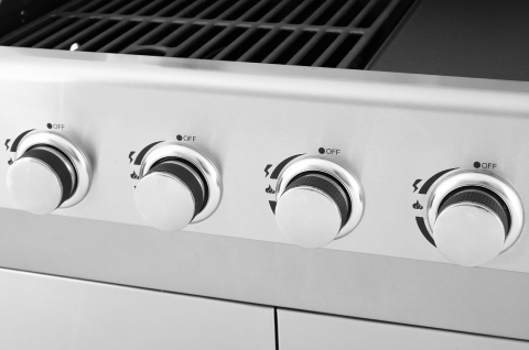 Four-powerful gas burners