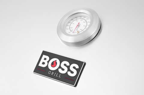 Built-in thermometer