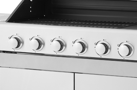 Six powerful burners