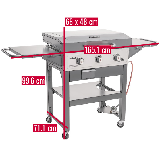 Charbroil 140999 dimensions.