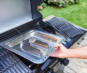 Switch from gas to charcoal.